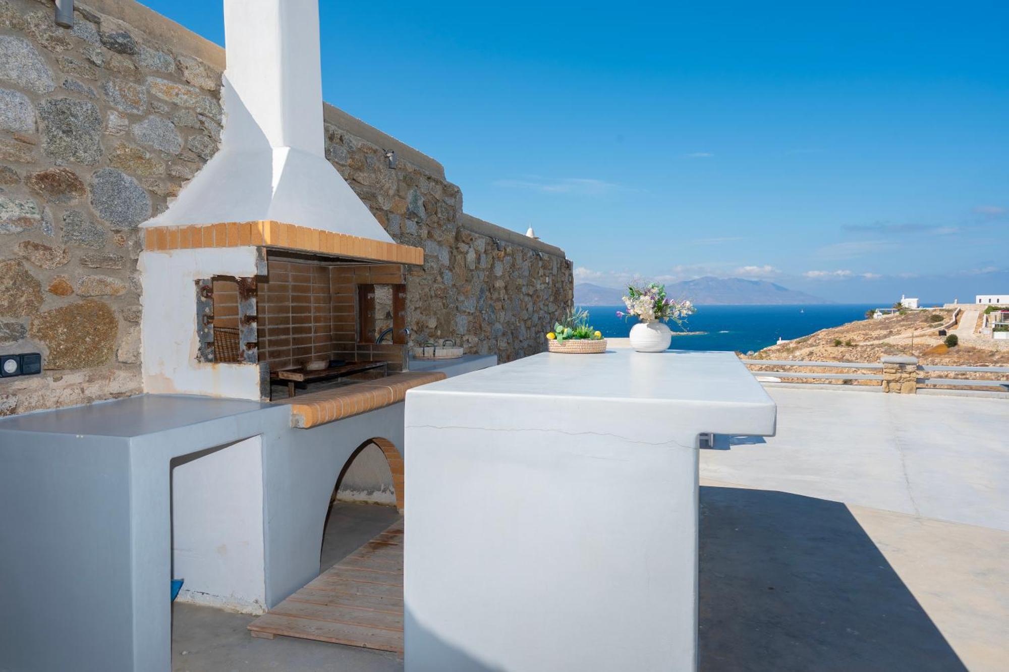 Villa Anema Mykonos - Blue Views Mykonos Villas Mykonos Town エクステリア 写真