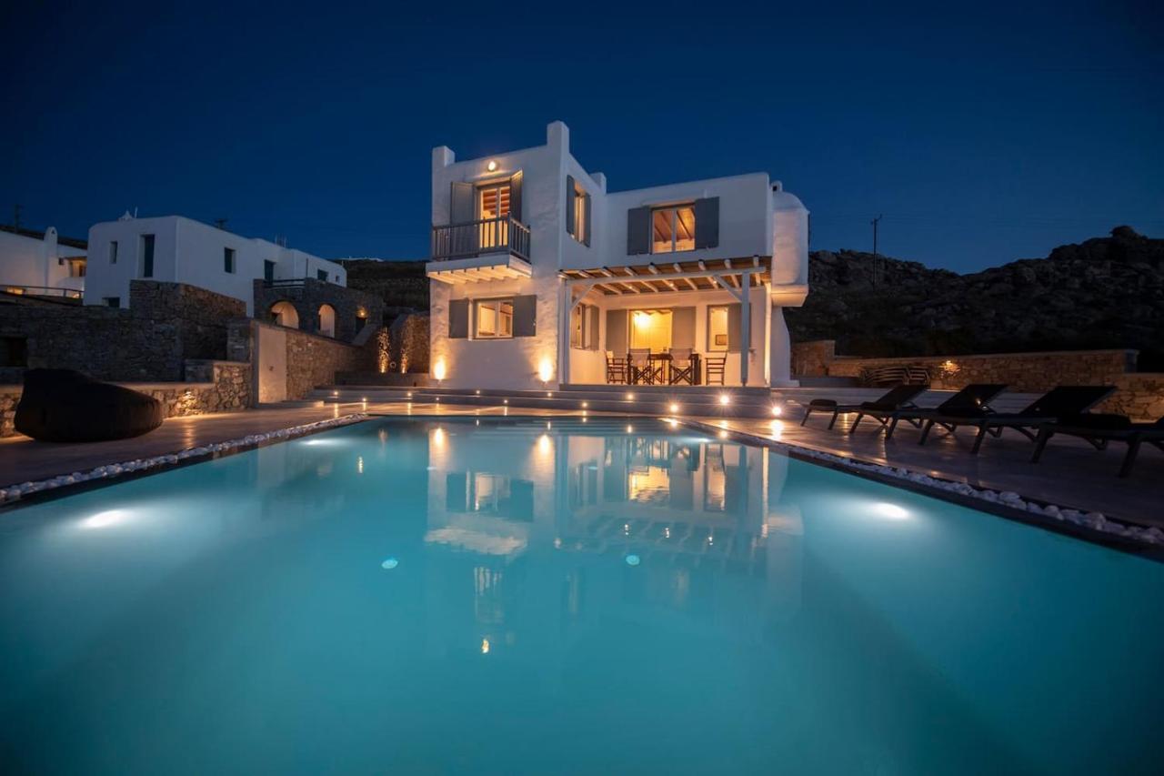 Villa Anema Mykonos - Blue Views Mykonos Villas Mykonos Town エクステリア 写真